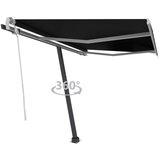 vidaXL Prostostoječa ročna zložljiva tenda 350x250 cm antracitna Cene