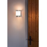 Eglo cerno spoljna zidna lampa/1, e27, inox/opal staklo, belo | Eponuda.com