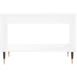  Stolić za kavu bijeli 60 x 50 x 40 cm od konstruiranog drva | shoptok.hr