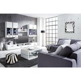 Mömax Dnevni Regal Attac 4, Bela, Črna, Led | Shoptok.si