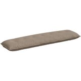  Jastuk za leđa Sivo-smeđa 200 x 50 cm Mikrofiber tkanina | shoptok.hr