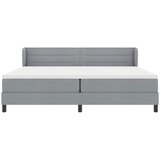  Krevet s opruga kutije Svjetlosiva 200 x 200 cm tkanina | shoptok.hr