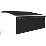 Tenda na ručno uvlačenje s roletom 3,5 x 2,5 m antracit | shoptok.hr