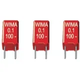 MKS 2 Minijaturni kondenzator raster 5 mm 0.1F 63 V/DC/40 V/AC 20 %