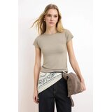 TRENDYOLMILLA Ženska majica TWOSS24TS00238, Bež | Eponuda.com