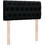 vidaXL Krevet s oprugama i madracem crni 90x200 cm od tkanine | shoptok.hr