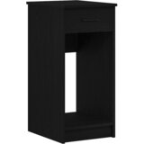 TOWER stalak za računalo s ladicom crni 35x45x77 cm | Shoptok.si