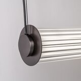 Zuma line 1236 - LED luster sa prigušiva na sajli COMO LED/39W/230V 2700-6500K crna + daljinski upravljač | Eponuda.com