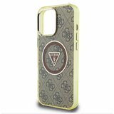 Guess IML 4G Glitter and Triangle Logo MagSafe Zadní Kryt pro iPhone 16 Pro Max Brown Ovitek za telefon Vijolična | Shoptok.si