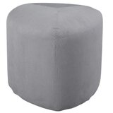 Venture Home trokutasti puf Peg (art. 15570-995) ⌀46 × 41 cm, siva | shoptok.hr
