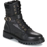 Tommy Hilfiger Polškornji Buckle Lace Up Boot Črna | Shoptok.si