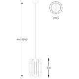 Zuma line P0556-01D-V7V7 - Viseći luster ALEXANDRIA na sajli 1xE14/40W/230V zlatna | Eponuda.com