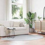  Tepisi Sivi Poliester 160 x 230 cm Tepisi za prostore Ovalni | shoptok.hr