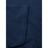 Ombre Men's BASIC classic cotton T-shirt with a v-neck - navy blue | shoptok.hr