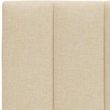 vidaXL Vzglavna stranica krem 140 cm blago | Shoptok.si