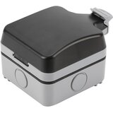 INF Zunanja vodoodporna enojna odvodna škatla, pokrov odtoka in zaščita Gray, (21537888) | Shoptok.si