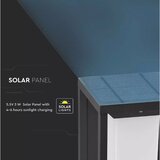  LED solarno zidno svetlo sa senzorom SAMSUNG čip LED/2W/3,7V IP65 2600 mAh | Eponuda.com