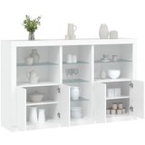  The Living Store Komoda z LED lučkami bela 162x37x100 cm - Komoda, (21502214) Cene