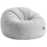  Fotelja od samta s tabureom i osloncem za noge Comfy 3.0 – siva | shoptok.hr