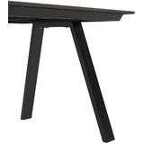Modern Living Vrtna Miza Bergen, Črna, 220x100 | Shoptok.si