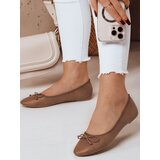 DStreet Baleriny damskie na płaskiem obcasie ASTELLA khaki | shoptok.hr