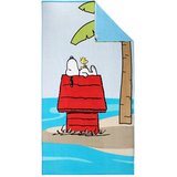 Vossen BRISAČA ZA NA PLAŽO Vacation Snoopy 100/180 cm rdeča | Shoptok.si