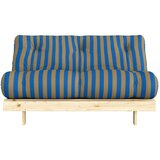 Karup Plava/smeđa sklopiva sofa 140 cm Roots – | shoptok.hr