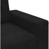  Trosjed Kauč Crni 220x78x80 cm Baršun | Shoptok.si