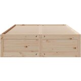 vidaXL Posteljni okvir brez vzmetnice s predali 150x200 cm borovina | Shoptok.si