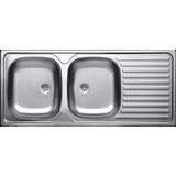 Sink Solution inox dvojno pomivalno korito A LINE 1160 x 500 mm - (7010036) Cene