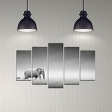 Wallity 5DMDF-35 multicolor decorative mdf painting (5 pieces) | ePonuda.com