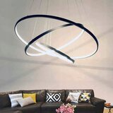  LED luster na sajli LED/90W/230V prečnik 80 cm crna | Eponuda.com
