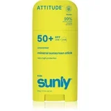 Sunly Kids Mineral Sunscreen Stick SPF 50+ mineralna zaščitna krema za obraz in telo v paličici za otroke 60 g