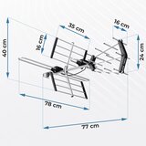 Berdsen BD-950 usmjerena vanjska TV antena ultra HD 4K | shoptok.hr