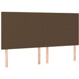  Krevet s oprugama i madracem tamnosmeđi 160x200 cm tkanina | shoptok.hr