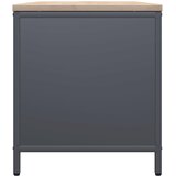  Stalak za drva za ogrjev s drvenim vrhom 100,5x35,5x40 cm | shoptok.hr