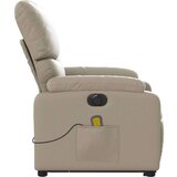 vidaXL Električni masažni naslonjač na podizanje boja cappuccina | shoptok.hr
