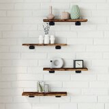 vidaXL Zidne police 4 kom boja hrasta 40x10x1 5 cm konstruirano drvo Cijene