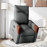 Maison Chic Naslanjač - Relax naslanjač s funkcijo vstajanja temno sivo blago, (22040382) Cene