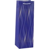  Bottle Gift Bag Shimmering Waves 35 x 12 x 9 cm | Shoptok.si