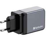  PUNJAČ ZA MOBILNE UREĐAJE ZIDNI 2XUSB-C/PD 65W/1XUSB-A QC 3.0 (EU/UK/US) VERBATIM 32201 Cene