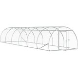  Kokošinjac Srebrna 600 x 150 x 100 cm Pocinčani čelik | shoptok.hr