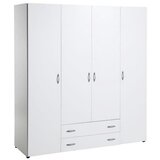 P & B omara s klasičnimi vrati, bela | Shoptok.si