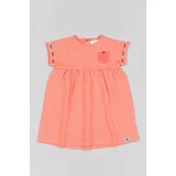 Zippy Pamučna haljina za bebe boja: narančasta, mini, oversize