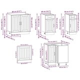  11-dijelni set kuhinjskih elemenata Lucca izrađeno drvo | shoptok.hr