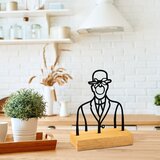 Atelier Del Sofa Dekorativna figura Rene, 22x8x17 cm, Crna | Eponuda.ba