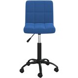 Maison Chic Vrtljiv Jedilni stoli - Vzorci stoli moder žamet A1727, (22031107) | Shoptok.si