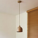  Duolla - Viseći luster na sajli IRONLINE 1xE27/15W/230V Ø 17 cm, bež | Eponuda.com