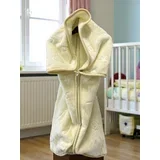 bebi ćebe 2u1 – ćebe, prekrivač i topli bebi džak 80x90cm bear cream ( VLK000364-bearcream )
