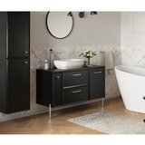 Cersanit S590-100 - Viseći kupatilski ormarić ispod umivaonika MILLE SLIM 60x38 cm crna | Eponuda.com